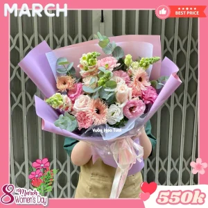 Bó Hoa Vẻ đẹp Tháng Ba