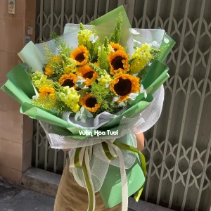 Bó Hoa Tốt Nghiệp Hành Trình Nổ Lực