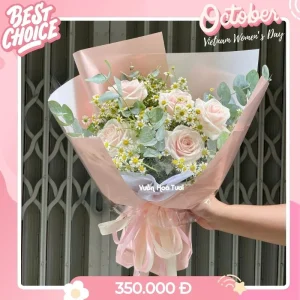 Bó Hoa 20 Tháng 10 HappyWoman RoseTana