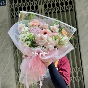 Bó Hoa Hồng Sinh Nhật Hàn Quốc Tinh Tế