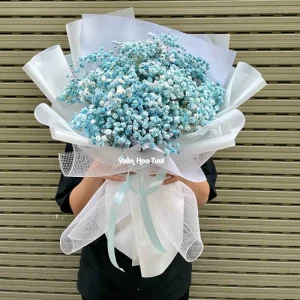 Bó Hoa Baby Xanh Blue Tặng Sinh Nhật Bạn Thân
